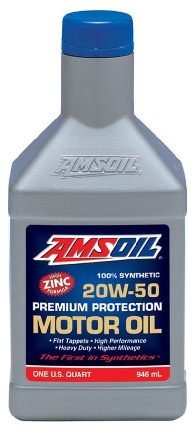 amsoil Premium Protection 20W 50 Synthetic Motor OilARO