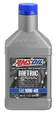 W Amsoil Synthetique Metric Moto Huile c.l. Pinte MCFQTC