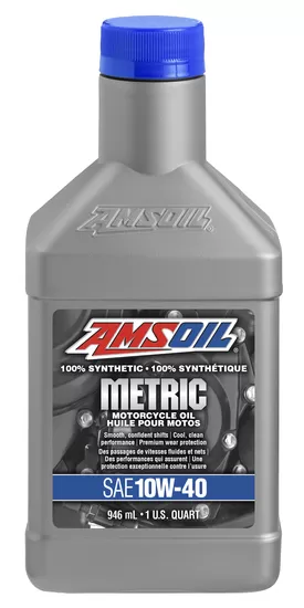 Amsoil Synthetique Metric Moto Huile c.l. Pinte MCFQTC