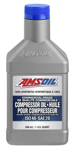 Amsoil synthetique Compressor Oil ISO SAE Quart PCIQTC