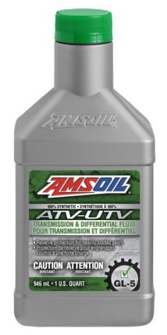 Amsoil synthetique VTT COTE a COTE Transmission Differential Quart AUDTQTC