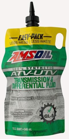 Amsoil synthetique VTT COTE a COTE Transmission Differential Quart Easy Pack AUDTPK