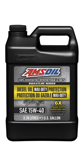 AMSOIL Signature Series Max-Duty Diesel 15W-40 — huile moteur diesel synthétique