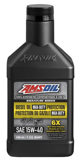 Signature Series Max Duty Amsoil synthetique Diesel huile W Quart DMEQTC