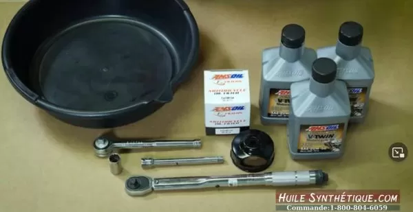 outil changement huile moto harley davidson