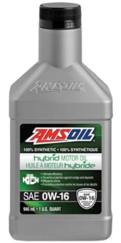 Huile moteur hybride 100 % synthétique AMSOIL 0W-16