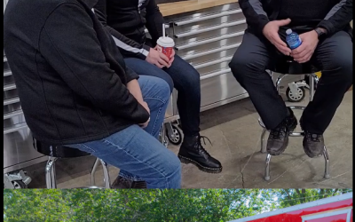 Nathalie Milette, Yves Marcouiller de Académy moto Trois-Rivières