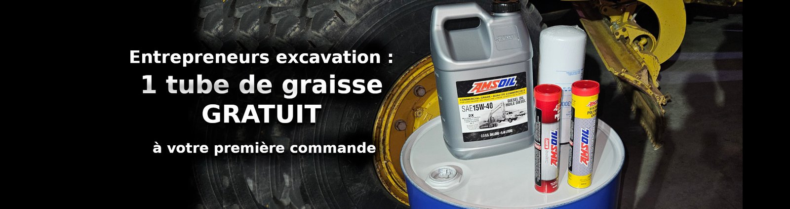 Graisses AMSOIL pour machinerie lourde