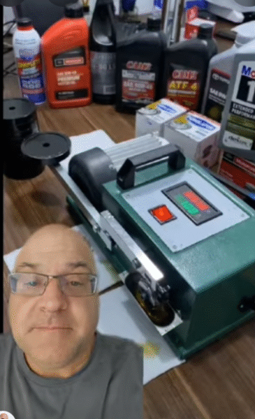 machine a test huile