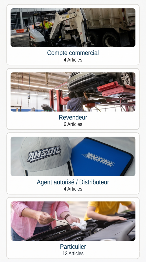 Amsoil 4 type de compte
