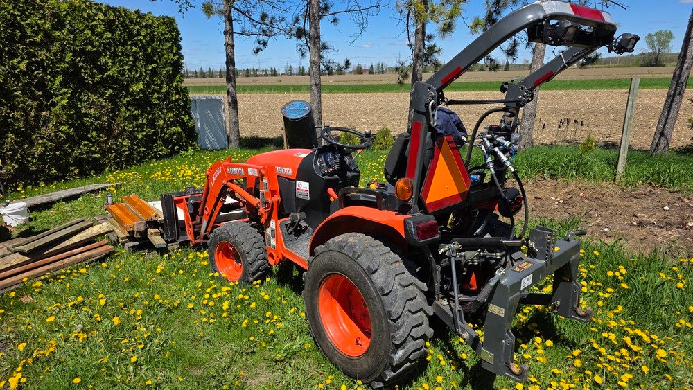 Tracteur Kubota — huile synthétique AMSOIL au Québec
