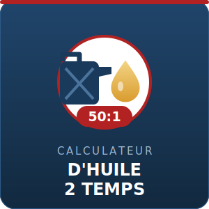 Calculateur de mélange d'huile 2 temps