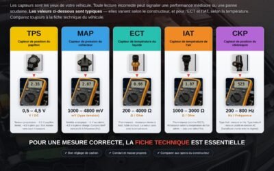 Un moteur encrassé peut-il dérégler vos capteurs ? (TPS, MAP, ECT, IAT, CKP)