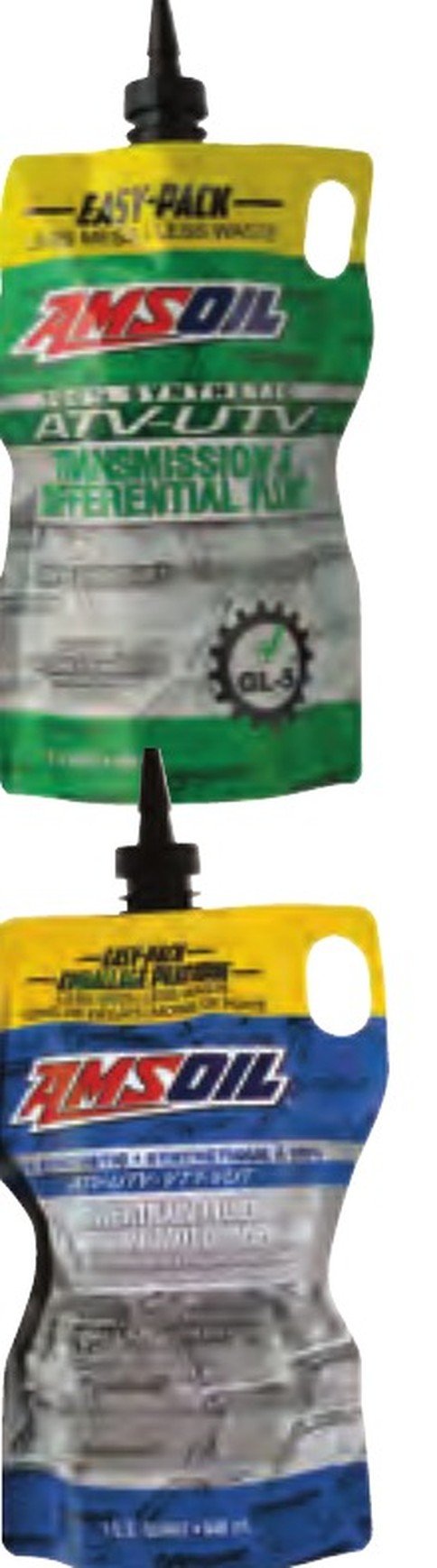 Fluide transmission et différentiel VTT/UTV AMSOIL (AUDT) et fluide de groupe motopropulseur (AUPT) en format Easy-Pack de 946 ml
